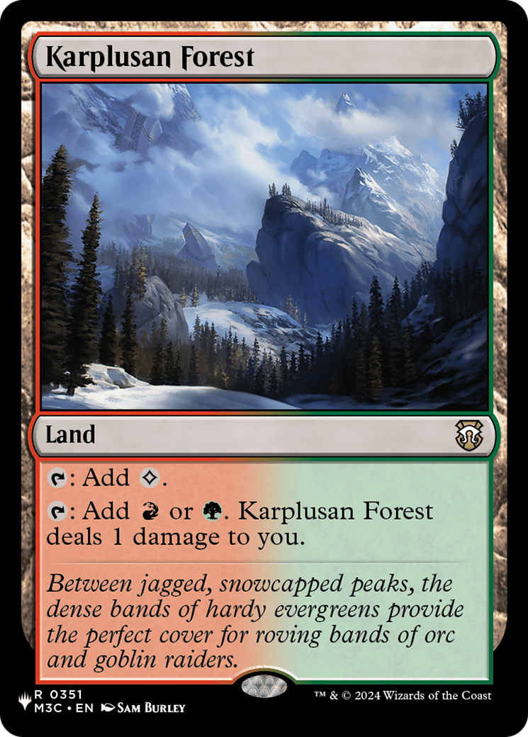 Karplusan Forest (M3C) [The List] | Exor Games Truro