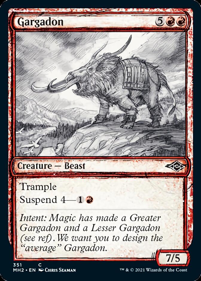 Gargadon (Sketch) [Modern Horizons 2] | Exor Games Truro