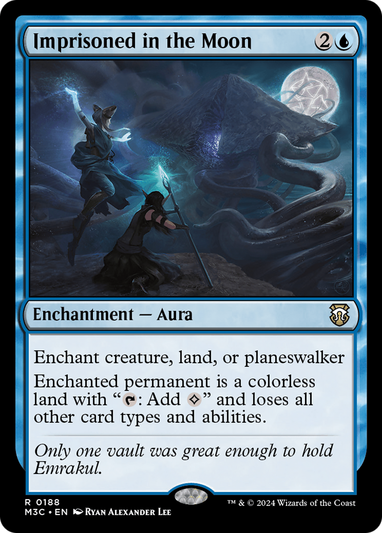 Imprisoned in the Moon (Ripple Foil) [Modern Horizons 3 Commander] | Exor Games Truro