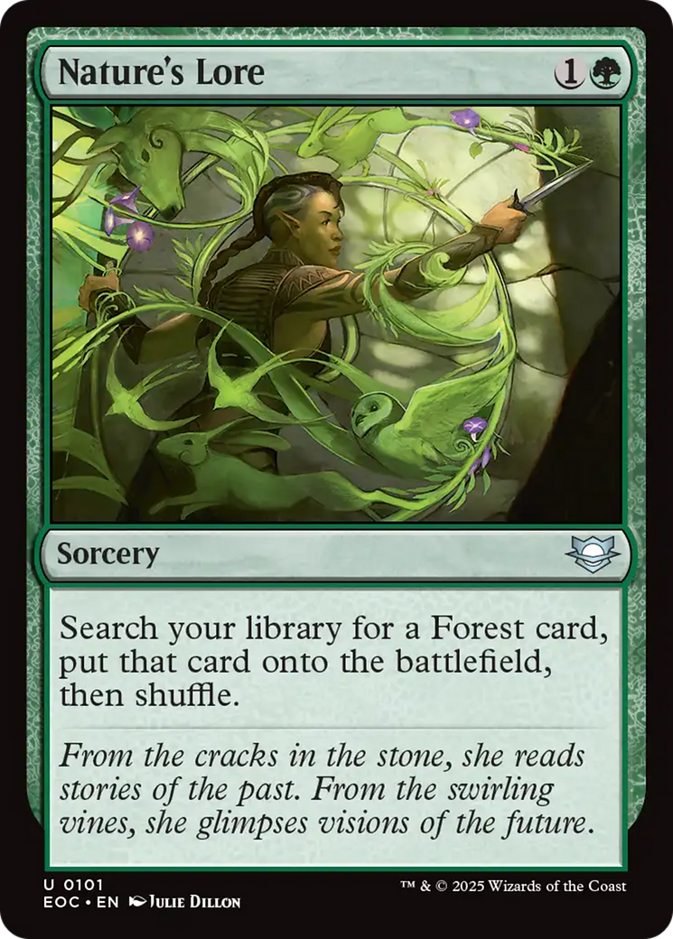 Nature's Lore [Edge of Eternities Commander] | Exor Games Truro