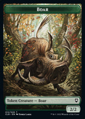 Boar // Ogre Double-Sided Token [Commander Legends: Battle for Baldur's Gate Tokens] | Exor Games Truro