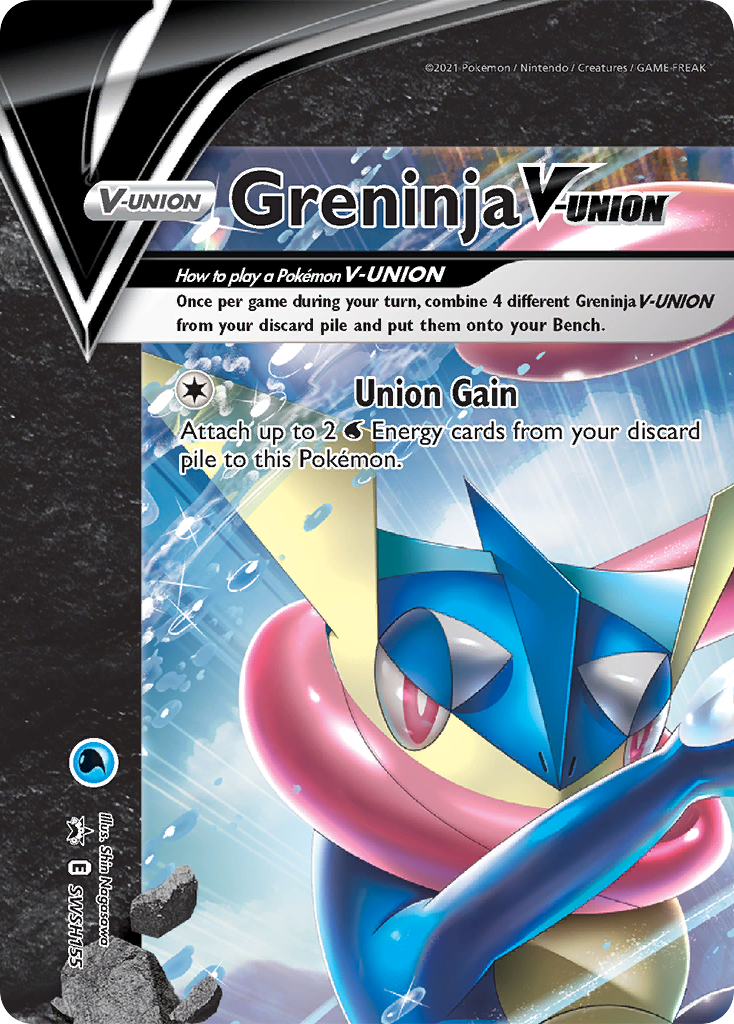 Greninja V-Union (SWSH155) [Sword & Shield: Black Star Promos] | Exor Games Truro