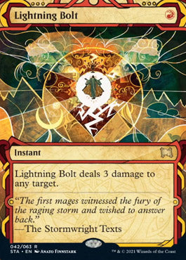 Lightning Bolt (Foil Etched) [Strixhaven: School of Mages Mystical Archive] | Exor Games Truro