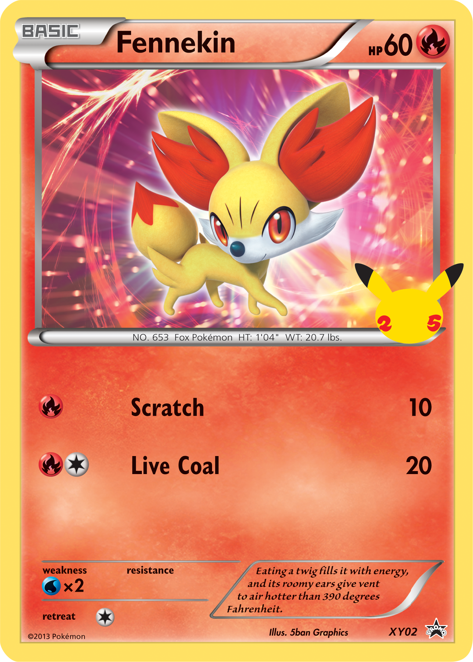 Fennekin (XY02) (Jumbo Card) [First Partner Pack] | Exor Games Truro