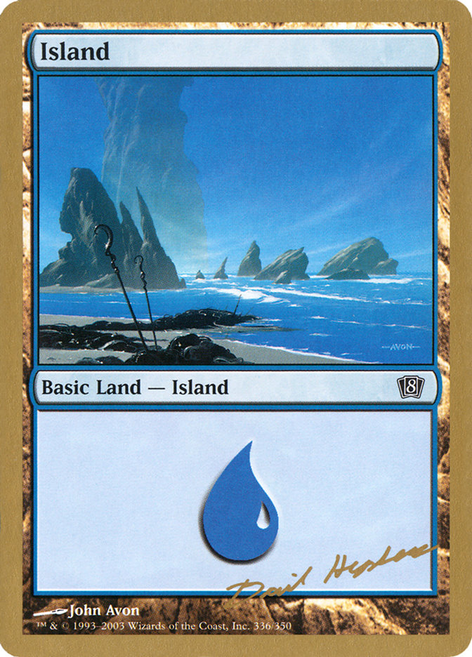 Island (dh336) (Dave Humpherys) [World Championship Decks 2003] | Exor Games Truro