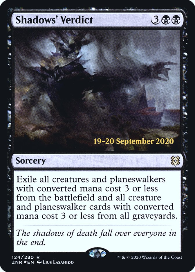 Shadows' Verdict [Zendikar Rising Prerelease Promos] | Exor Games Truro