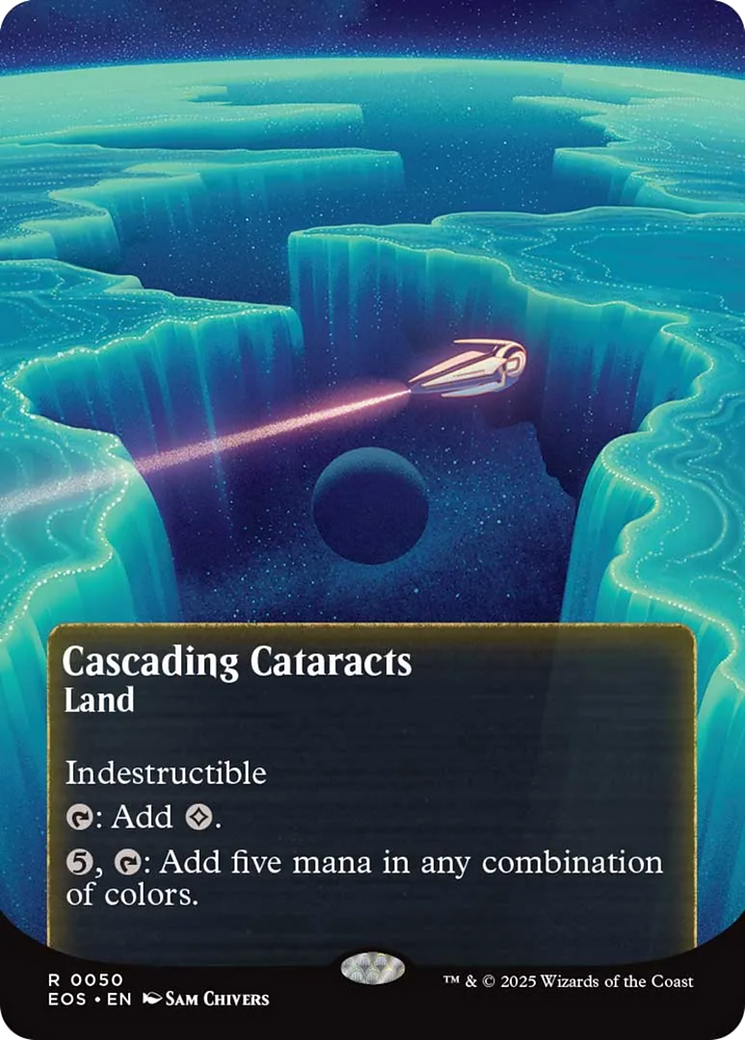 Cascading Cataracts (0050) (Borderless) [Edge of Eternities: Stellar Sights] | Exor Games Truro