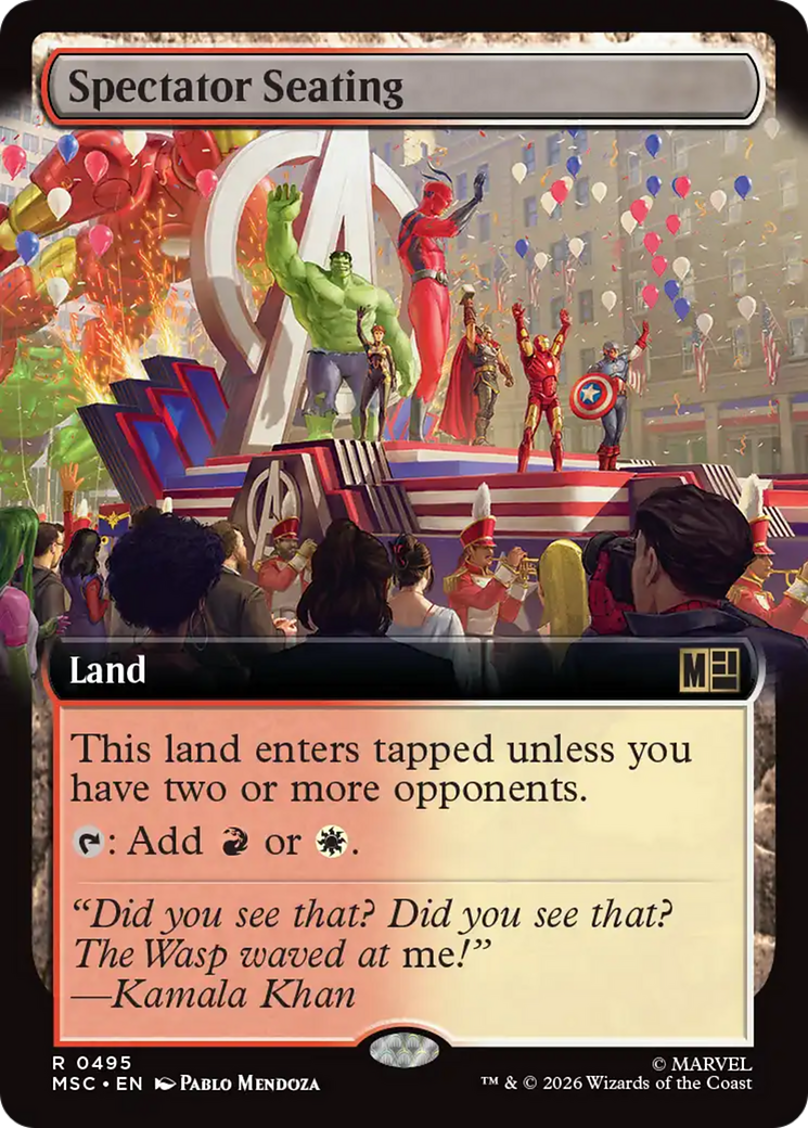 Spectator Seating (Extended Art) [Marvel Super Heroes Commander] | Exor Games Truro
