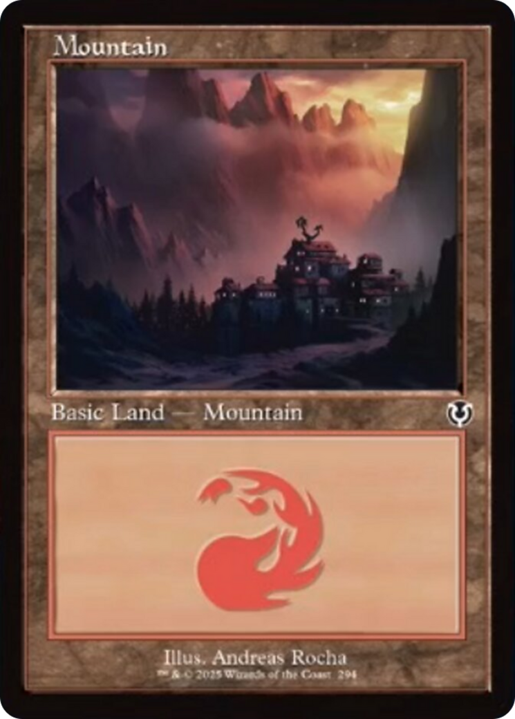 Mountain (294) (Retro Frame) [Innistrad Remastered] | Exor Games Truro