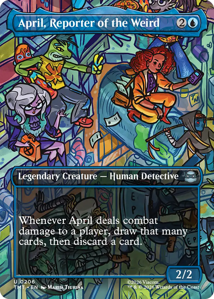 April, Reporter of the Weird (Borderless) [Teenage Mutant Ninja Turtles] | Exor Games Truro