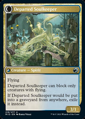 Devoted Grafkeeper // Departed Soulkeeper [Innistrad: Midnight Hunt] | Exor Games Truro