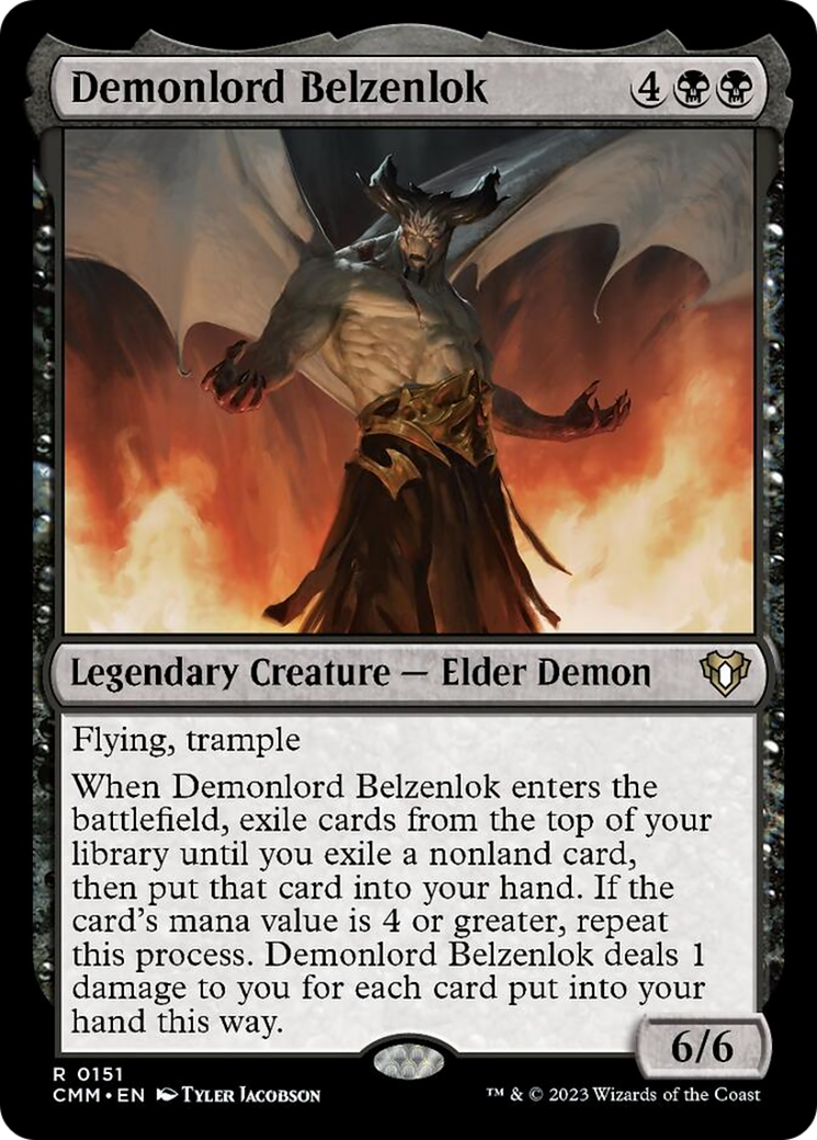 Demonlord Belzenlok [Commander Masters] | Exor Games Truro