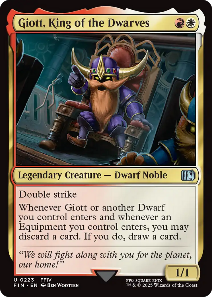 Giott, King of the Dwarves [FINAL FANTASY] | Exor Games Truro