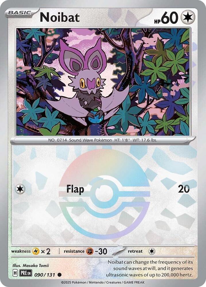 Noibat (090/131) (Poke Ball Pattern) [Scarlet & Violet: Prismatic Evolutions] | Exor Games Truro