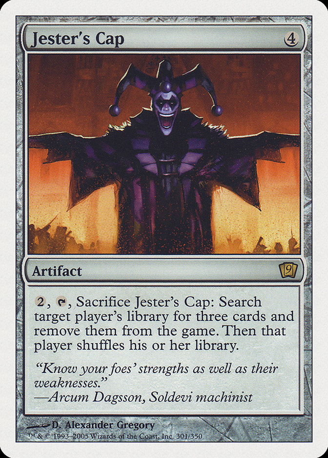 Jester's Cap (9th Edition) [Oversize Cards] | Exor Games Truro