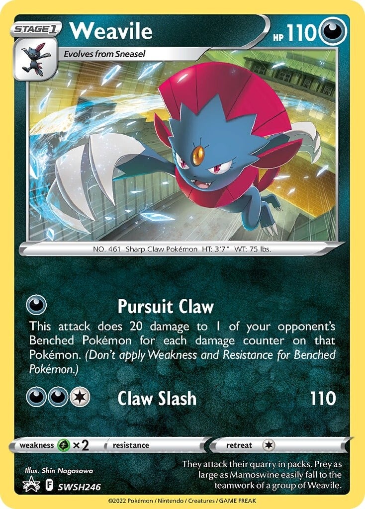 Weavile (SWSH246) [Sword & Shield: Black Star Promos] | Exor Games Truro