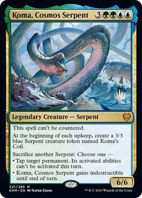 Koma, Cosmos Serpent (Promo Pack) [Kaldheim Promos] | Exor Games Truro