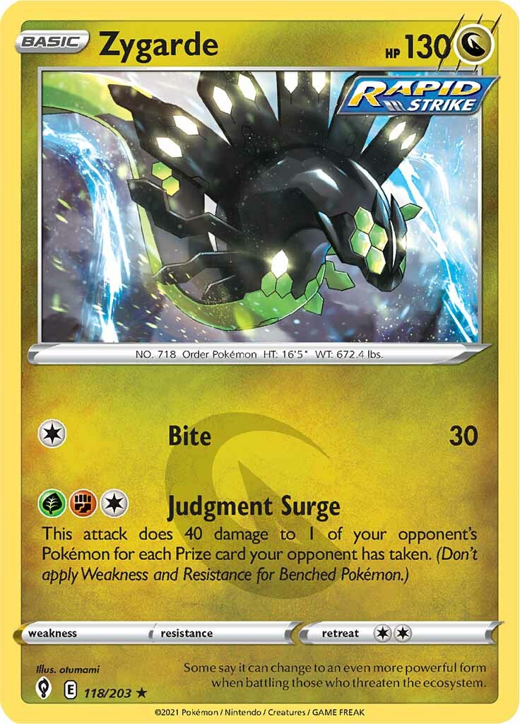 Zygarde (118/203) [Sword & Shield: Evolving Skies] | Exor Games Truro