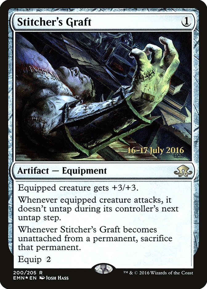 Stitcher's Graft [Eldritch Moon Prerelease Promos] | Exor Games Truro