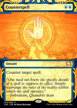 Counterspell (Foil Etched) [Strixhaven: School of Mages Mystical Archive] | Exor Games Truro