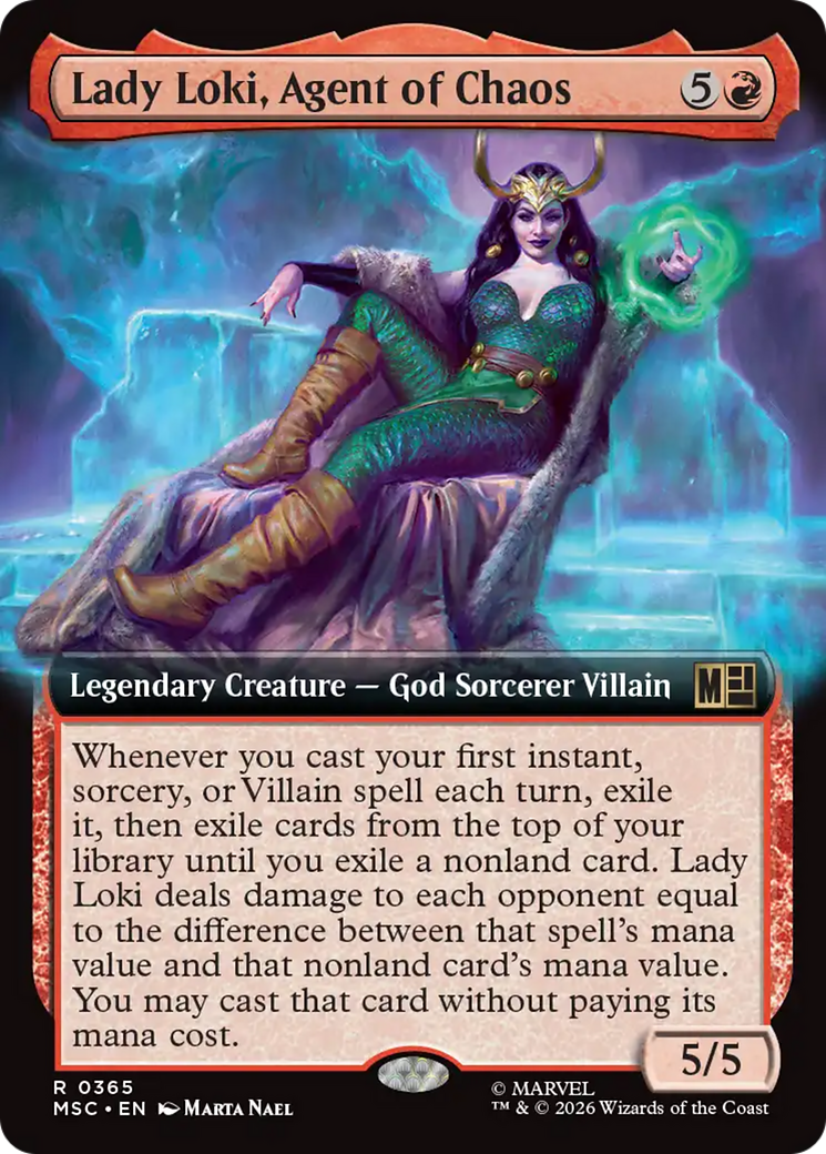Lady Loki, Agent of Chaos (Extended Art) [Marvel Super Heroes Commander] | Exor Games Truro