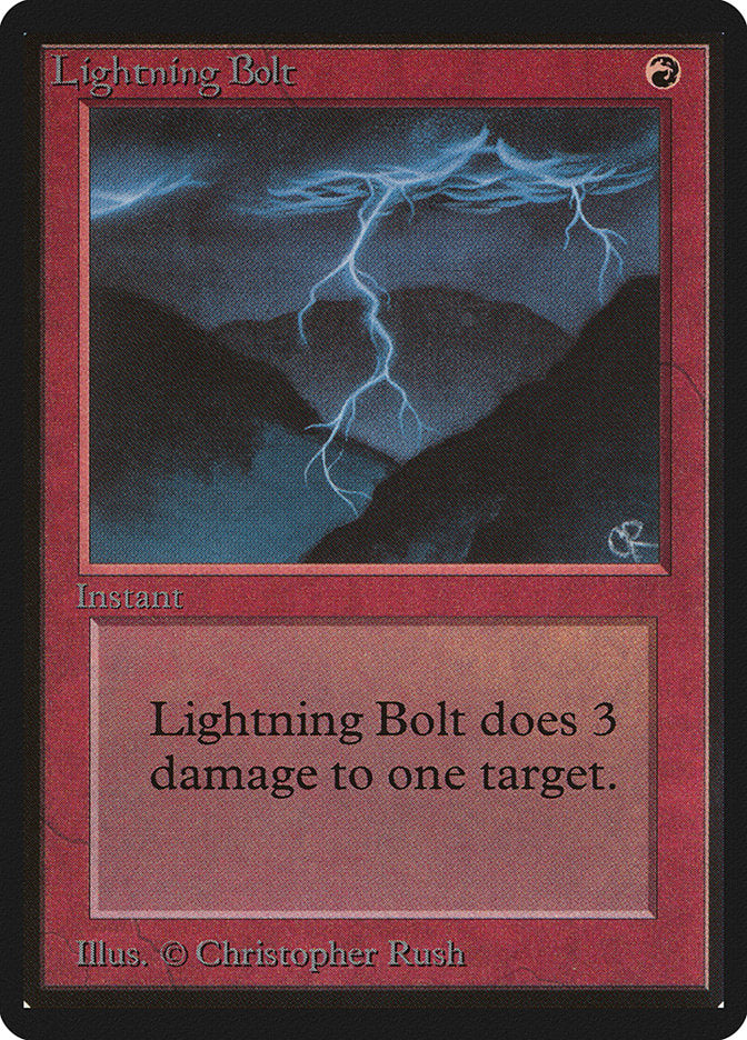 Lightning Bolt [Beta Edition] | Exor Games Truro