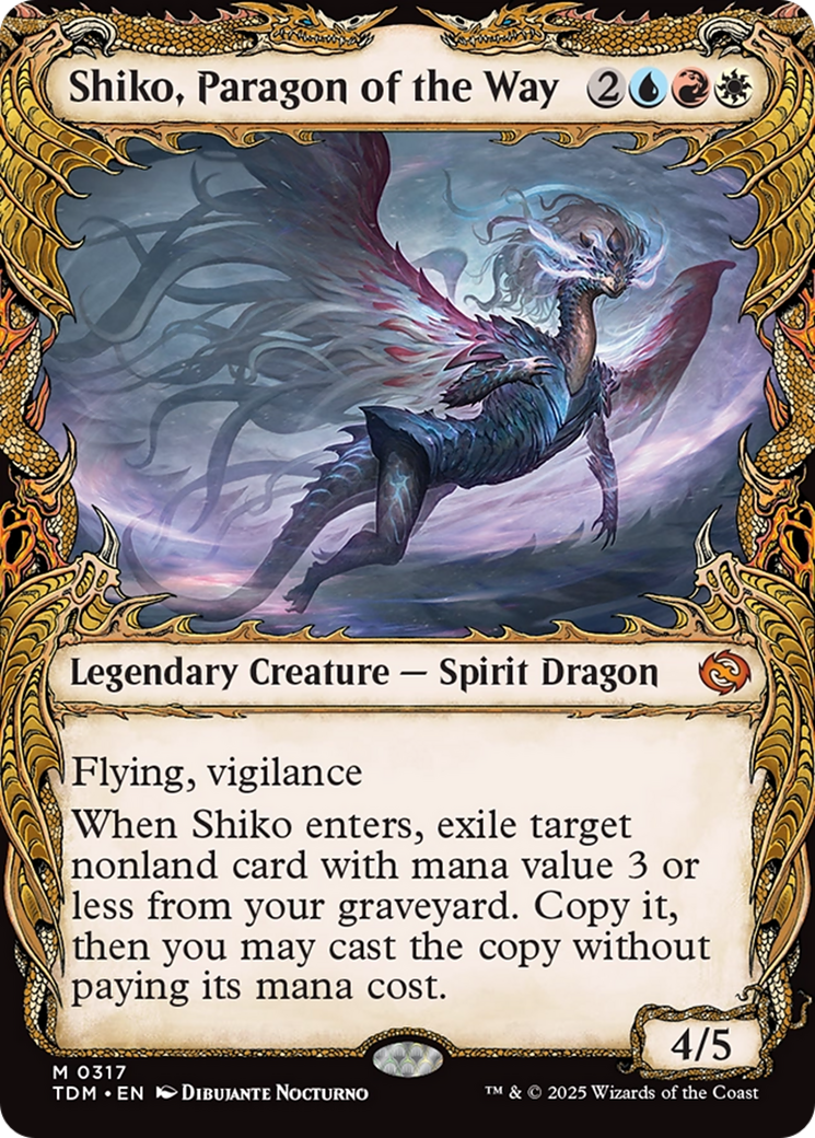 Shiko, Paragon of the Way (Showcase) [Tarkir: Dragonstorm] | Exor Games Truro