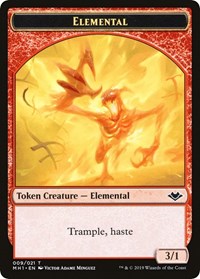 Elemental (009) // Goblin Double-Sided Token [Modern Horizons Tokens] | Exor Games Truro