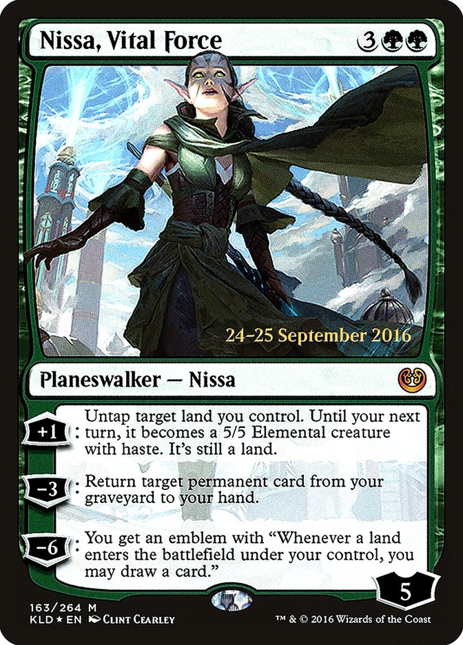 Nissa, Vital Force [Kaladesh Prerelease Promos] | Exor Games Truro