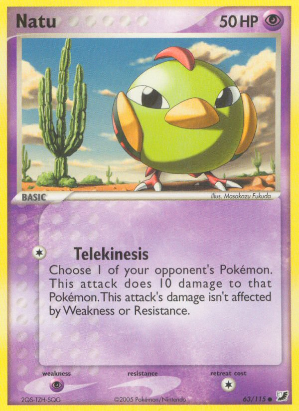 Natu (63/115) [EX: Unseen Forces] | Exor Games Truro