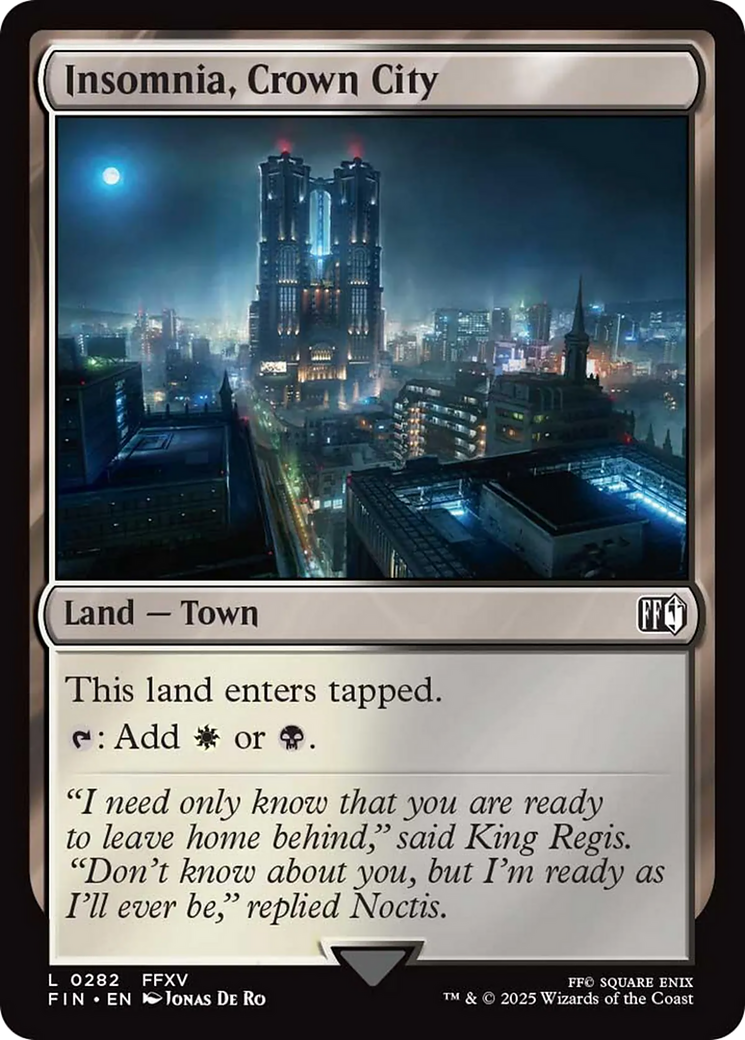 Insomnia, Crown City [FINAL FANTASY] | Exor Games Truro