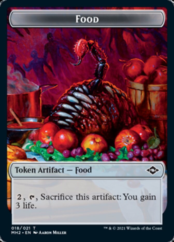 Construct // Food (18) Double-Sided Token [Modern Horizons 2 Tokens] | Exor Games Truro
