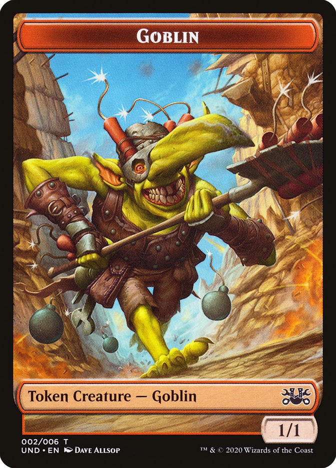 Goblin // Giant Teddy Bear Double-Sided Token [Unsanctioned Tokens] | Exor Games Truro