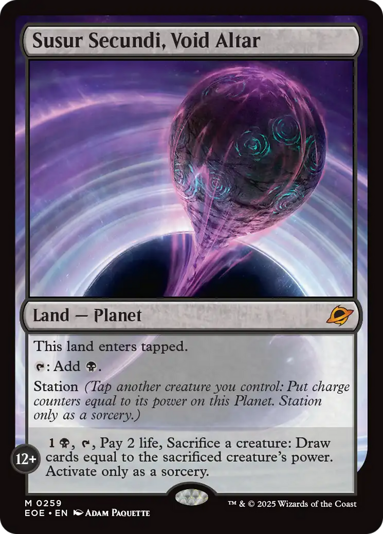Susur Secundi, Void Altar [Edge of Eternities] | Exor Games Truro