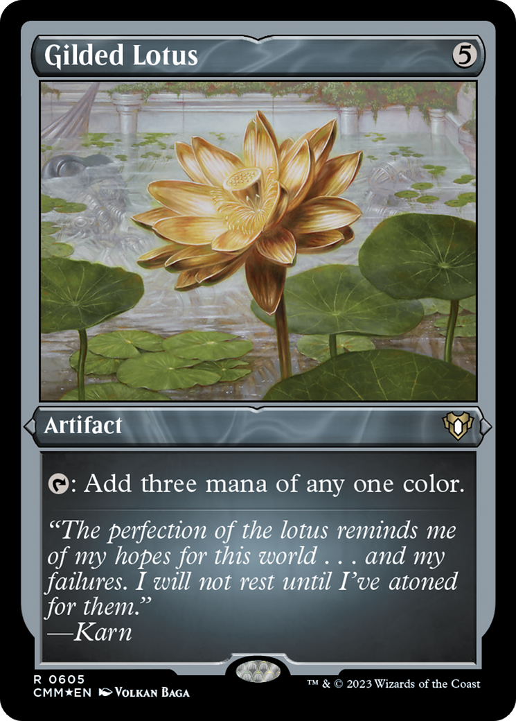 Gilded Lotus (Foil Etched) [Commander Masters] | Exor Games Truro