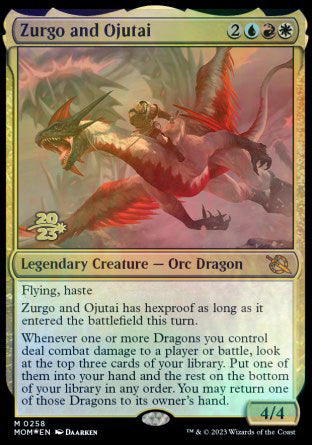 Zurgo and Ojutai [March of the Machine Prerelease Promos] | Exor Games Truro