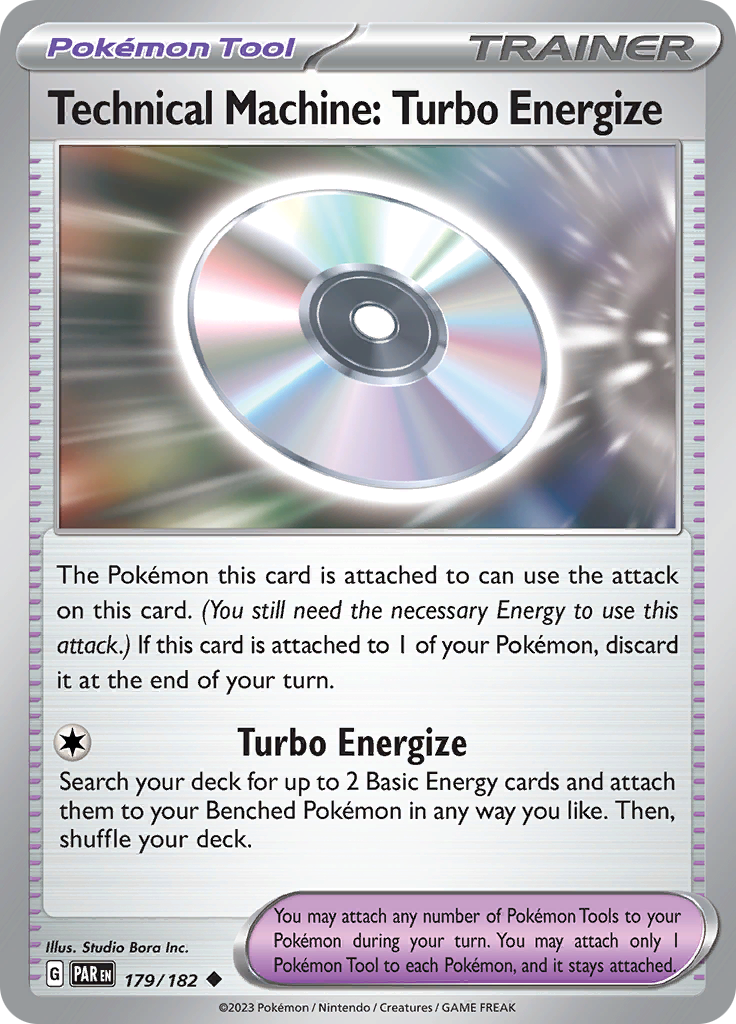 Technical Machine: Turbo Energize (179/182) [Scarlet & Violet: Paradox Rift] | Exor Games Truro