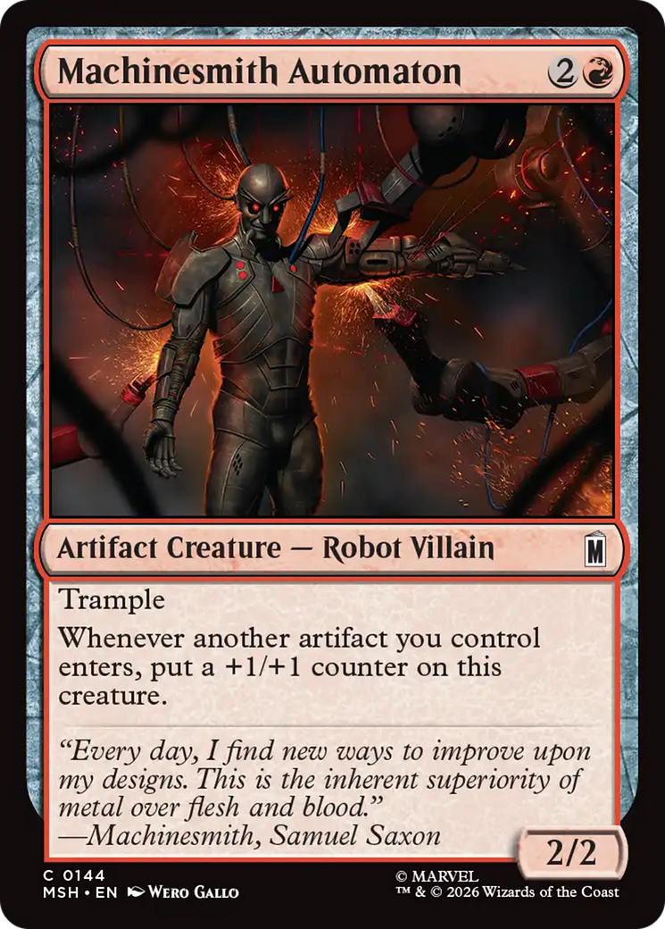 Machinesmith Automaton [Marvel Super Heroes] | Exor Games Truro