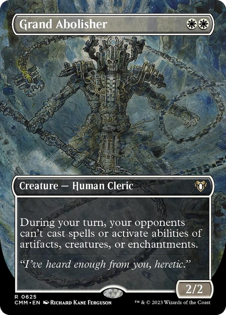 Grand Abolisher (Borderless Alternate Art) [Commander Masters] | Exor Games Truro