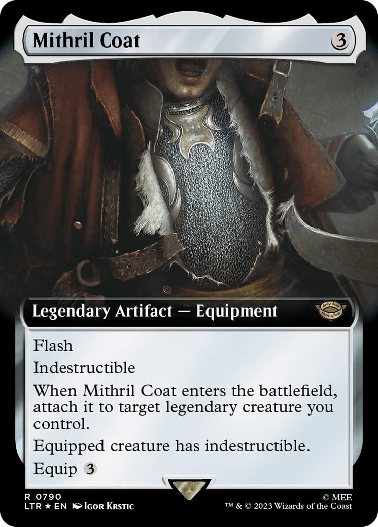 Mithril Coat (Extended Art) (Surge Foil) [The Lord of the Rings: Tales of Middle-Earth] | Exor Games Truro