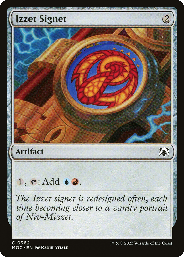 Izzet Signet [March of the Machine Commander] | Exor Games Truro