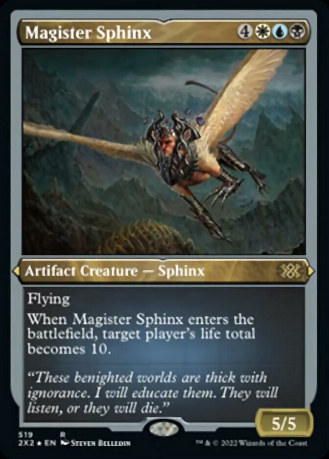 Magister Sphinx (Foil Etched) [Double Masters 2022] | Exor Games Truro