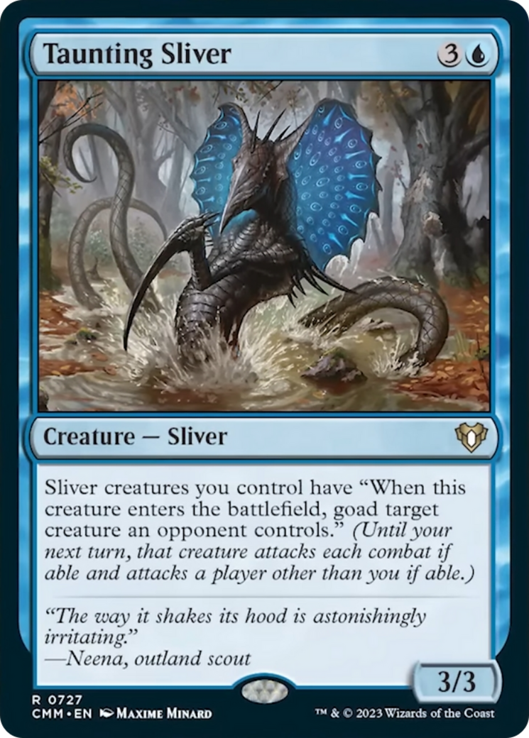 Taunting Sliver [Commander Masters] | Exor Games Truro