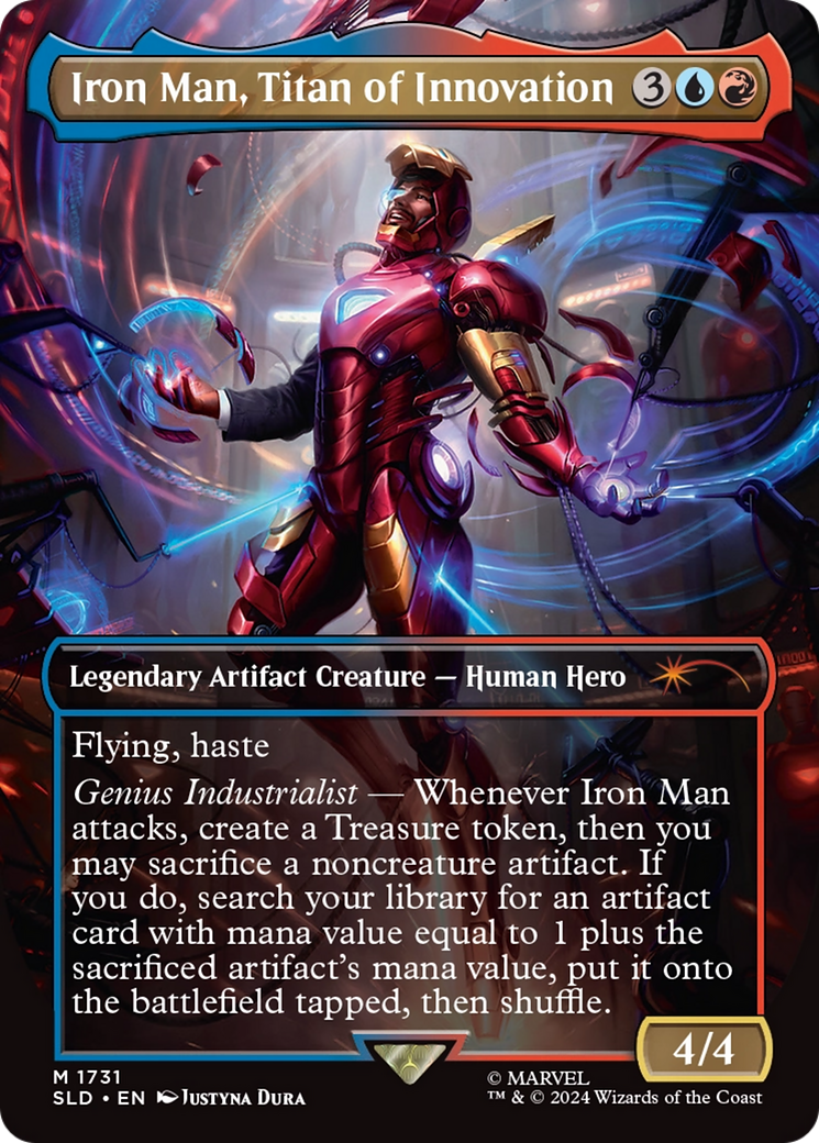 Iron Man, Titan of Innovation (Rainbow Foil) [Secret Lair Drop Series] | Exor Games Truro