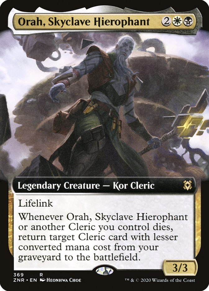 Orah, Skyclave Hierophant (Extended Art) [Zendikar Rising] | Exor Games Truro