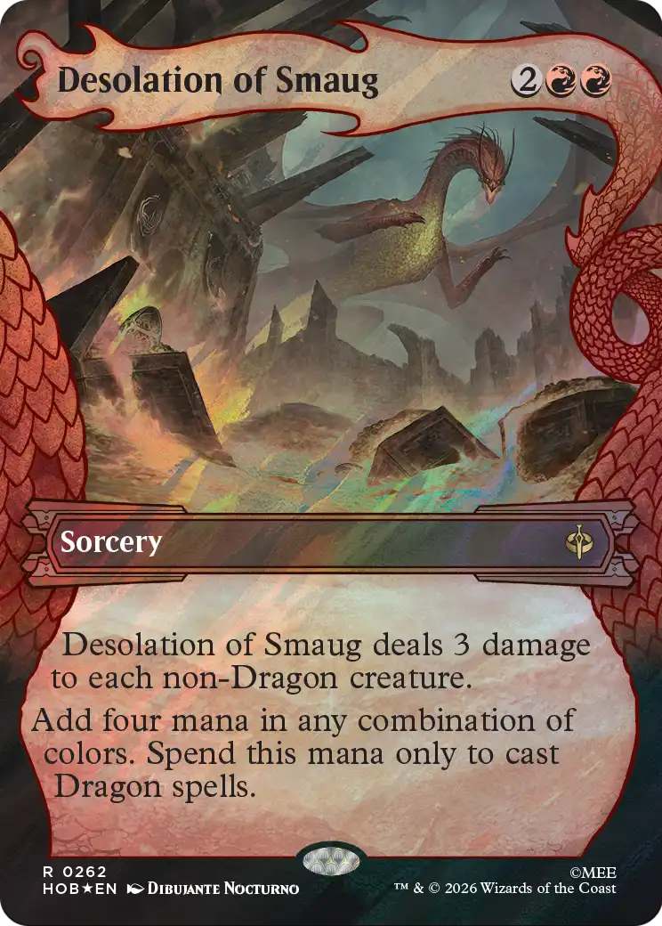 Desolation of Smaug (Showcase) (Surge Foil) [The Hobbit] | Exor Games Truro