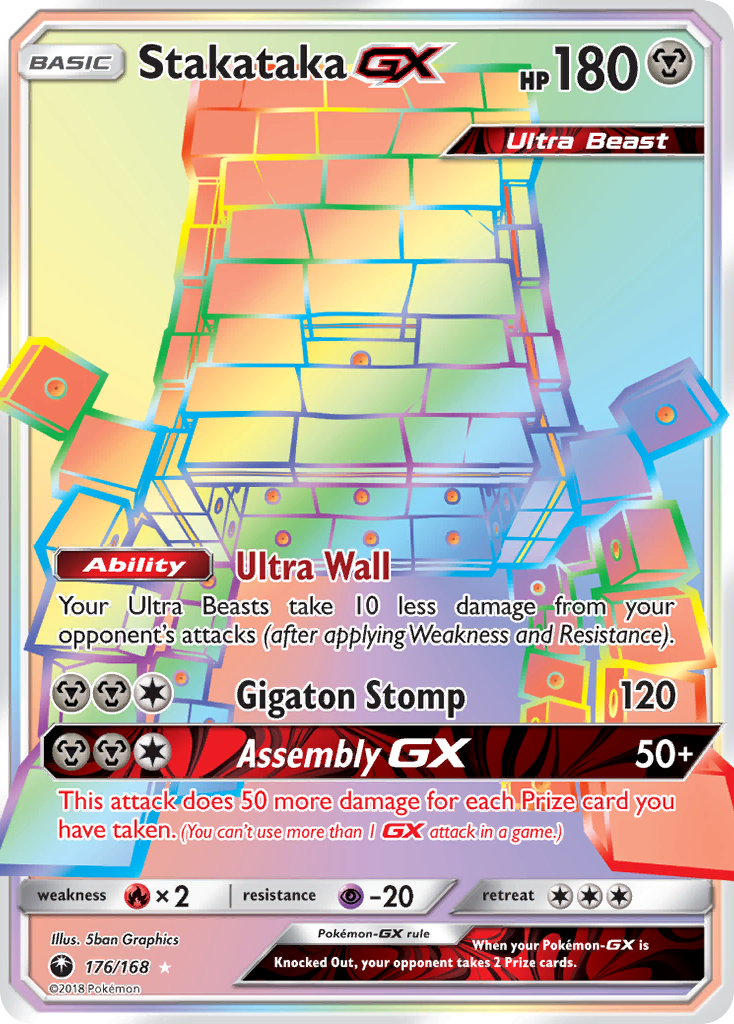 Stakataka GX (176/168) [Sun & Moon: Celestial Storm] | Exor Games Truro