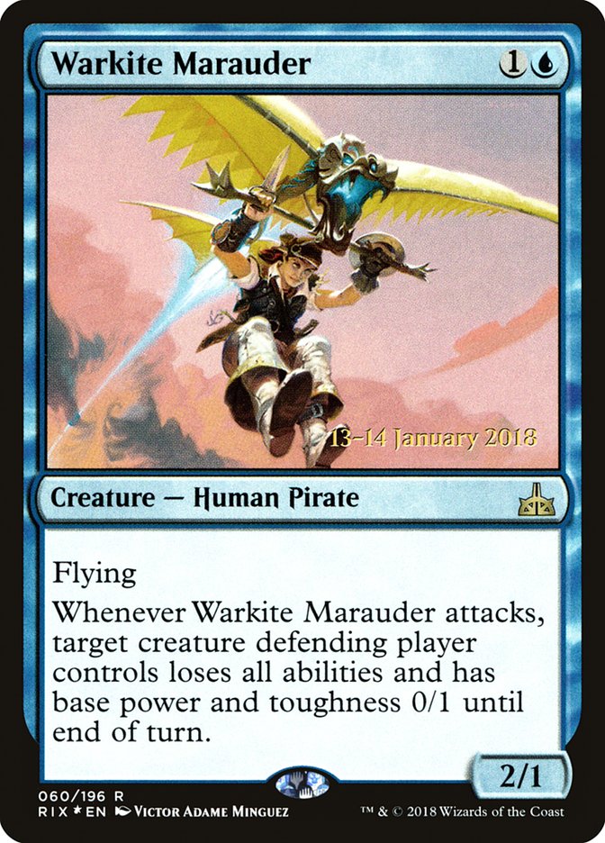 Warkite Marauder [Rivals of Ixalan Prerelease Promos] | Exor Games Truro