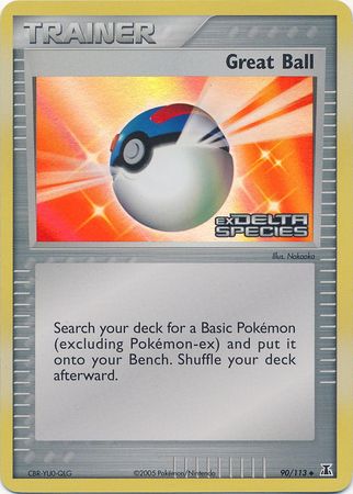 Great Ball (90/113) (Stamped) [EX: Delta Species] | Exor Games Truro
