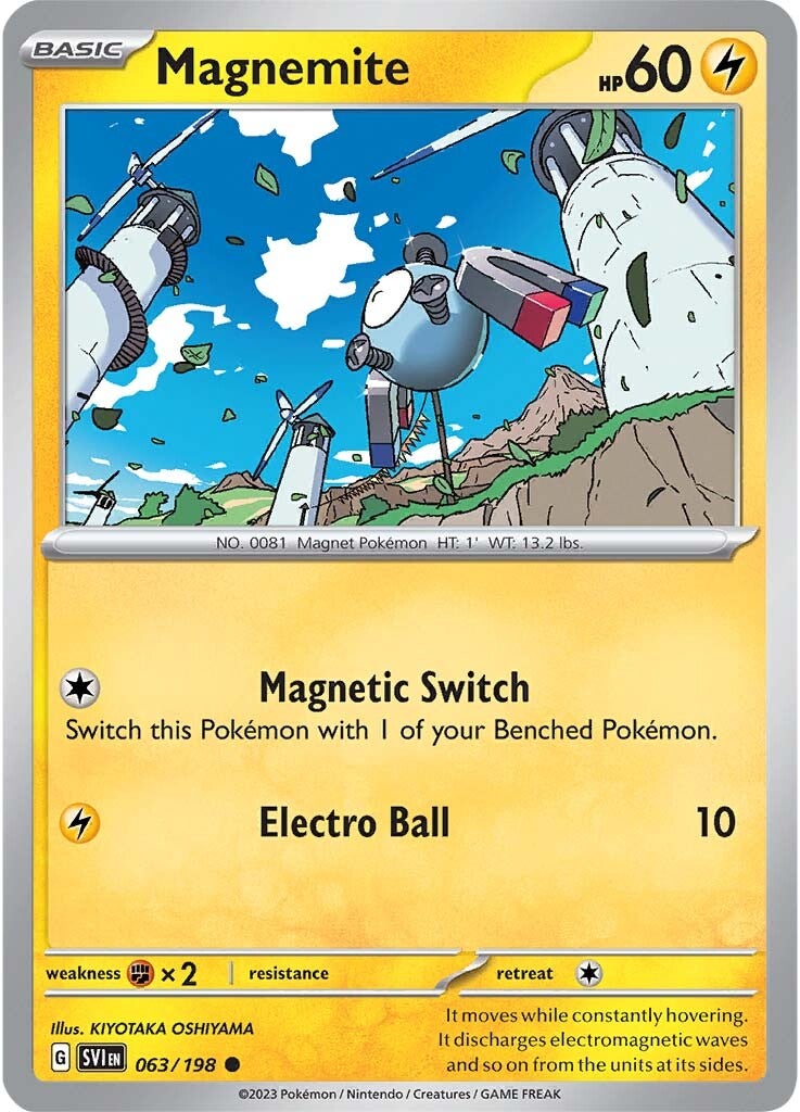 Magnemite (063/198) [Scarlet & Violet: Base Set] | Exor Games Truro